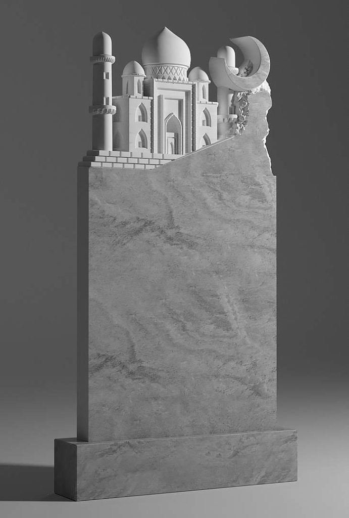 Мусульманский памятник с мечетью  - 1