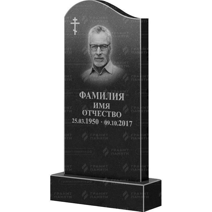 Гранитный памятник ФГ-030  130x60x8 - 1