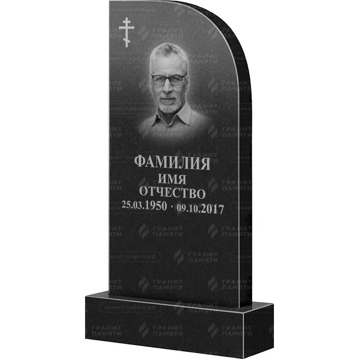 Гранитный памятник ФГ-017  120x60x8 - 1