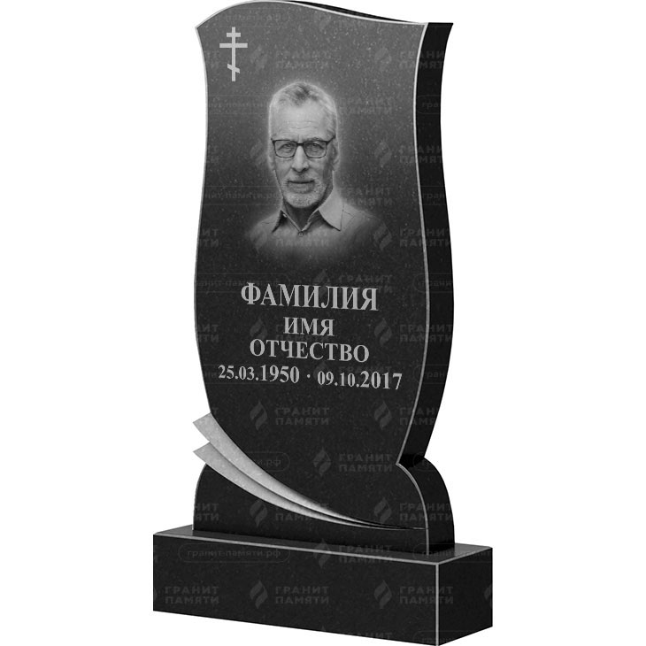 Гранитный памятник ФГ-065  130x60x8 - 1