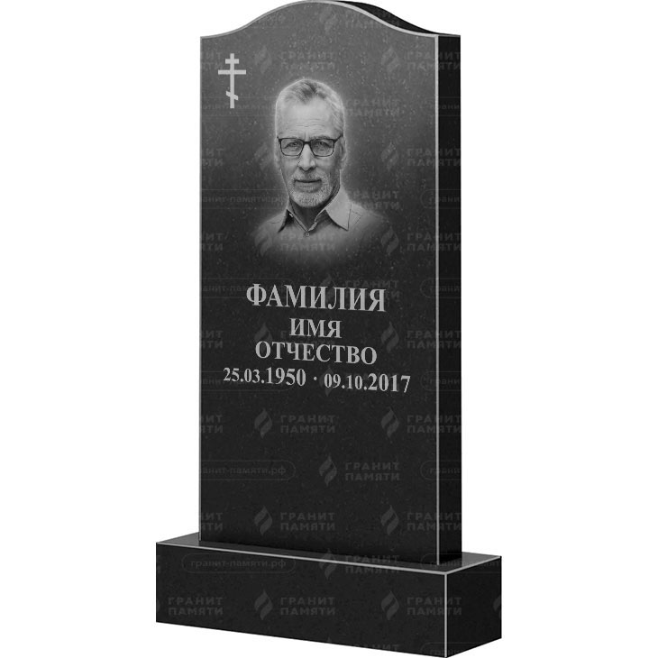 Гранитный памятник ФГ-013  140x70x10 - 1