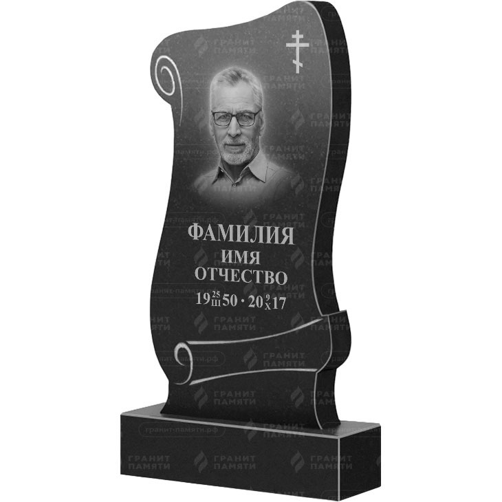 Гранитный памятник ФГ-196  120x60x8 - 1