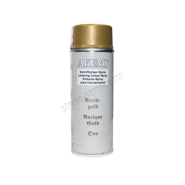 Краска старое золото (спрей) Antique Gold 0,4л -11416- Akemi - 1