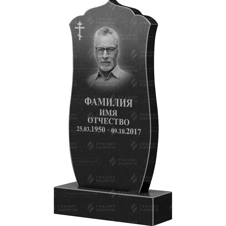Гранитный памятник ФГ-016  140x70x10 - 1