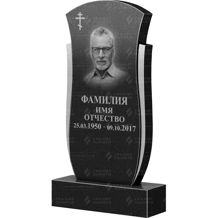 Гранитный памятник ФГ-061  140x70x10 - 1