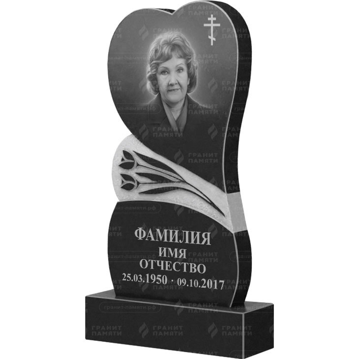 Гранитный памятник ФГ-209  120x60x8 - 1