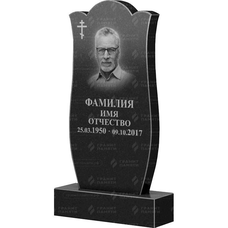 Гранитный памятник ФГ-040  140x70x10 - 1