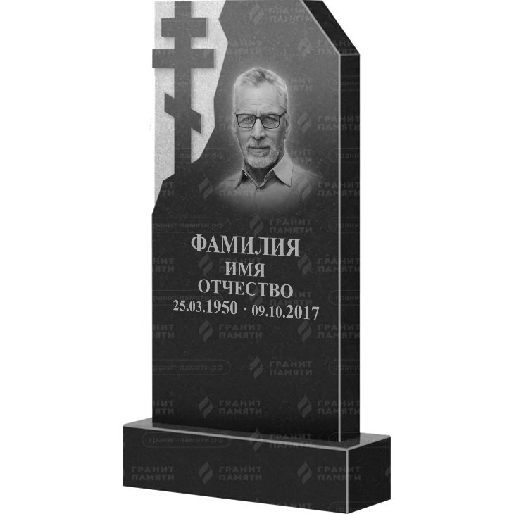Гранитный памятник ФГ-252  130x60x8 - 1