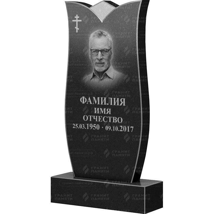 Гранитный памятник ФГ-042  130x60x8 - 1