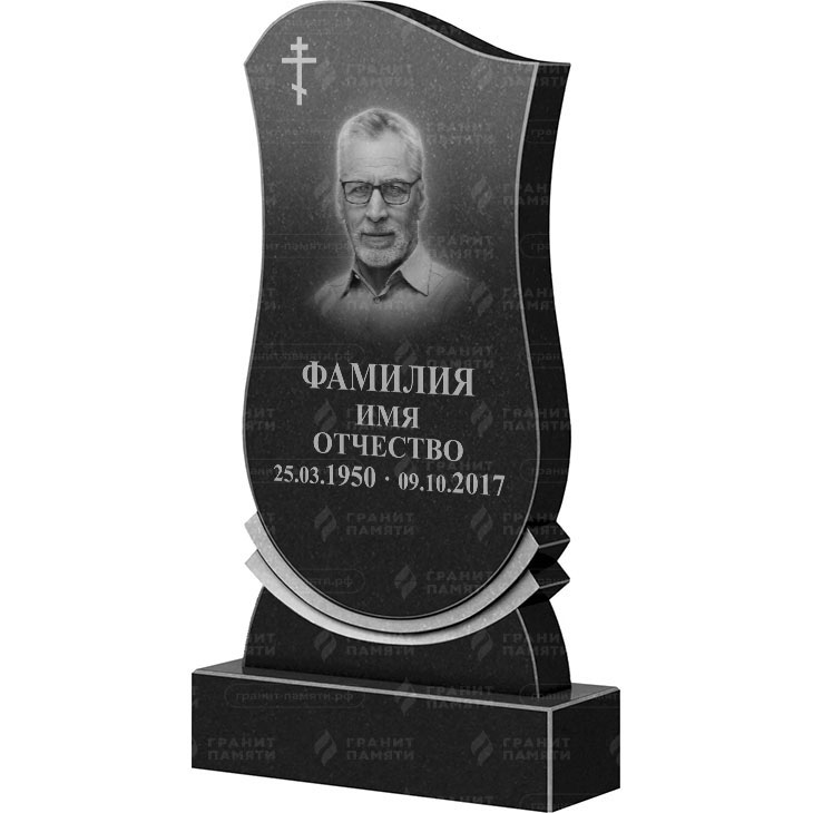 Гранитный памятник ФГ-056  150x70x10 - 1