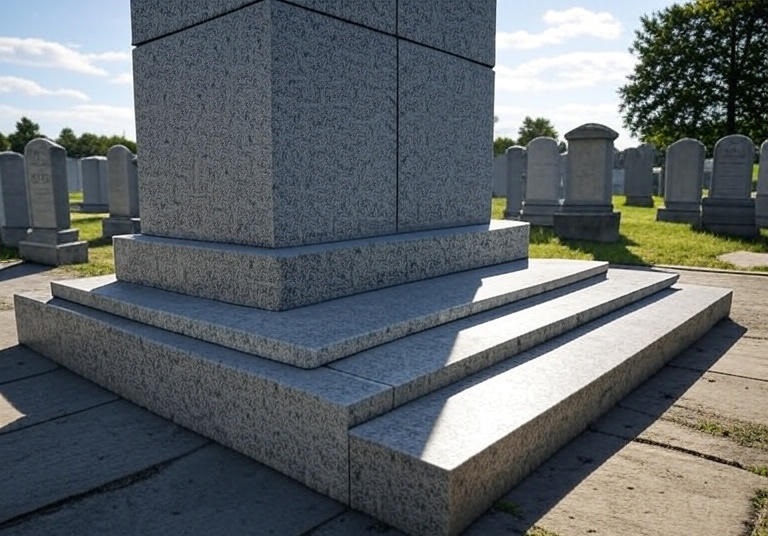 Облицовка памятника гранитом