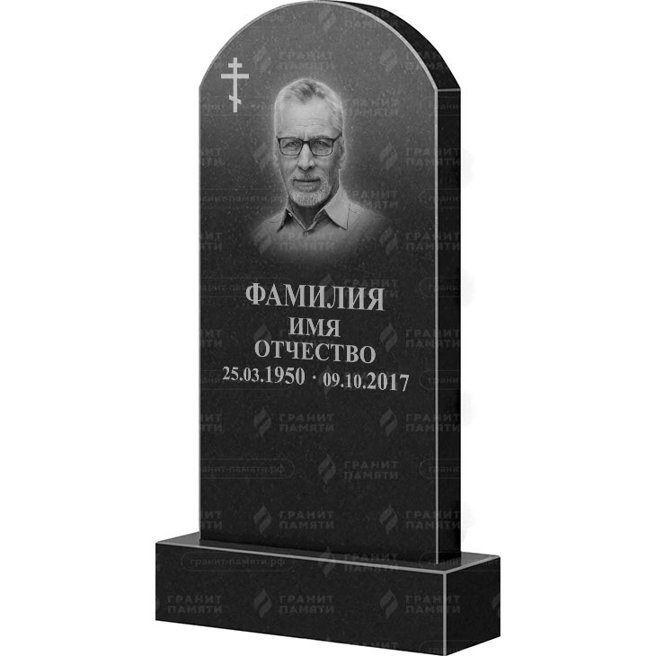 Гранитный памятник ФГ-020  150x70x10 - 1