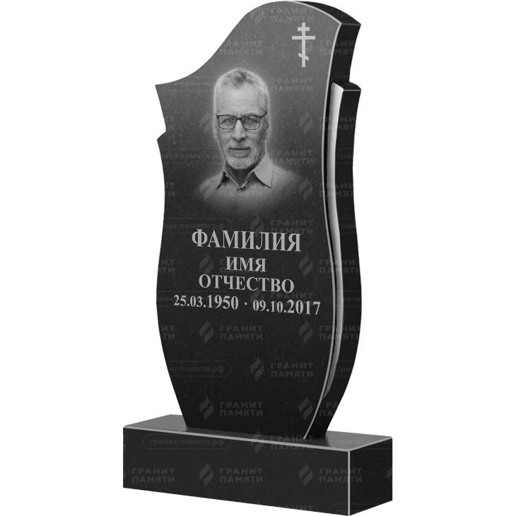 Гранитный памятник ФГ-054  150x70x10 - 1