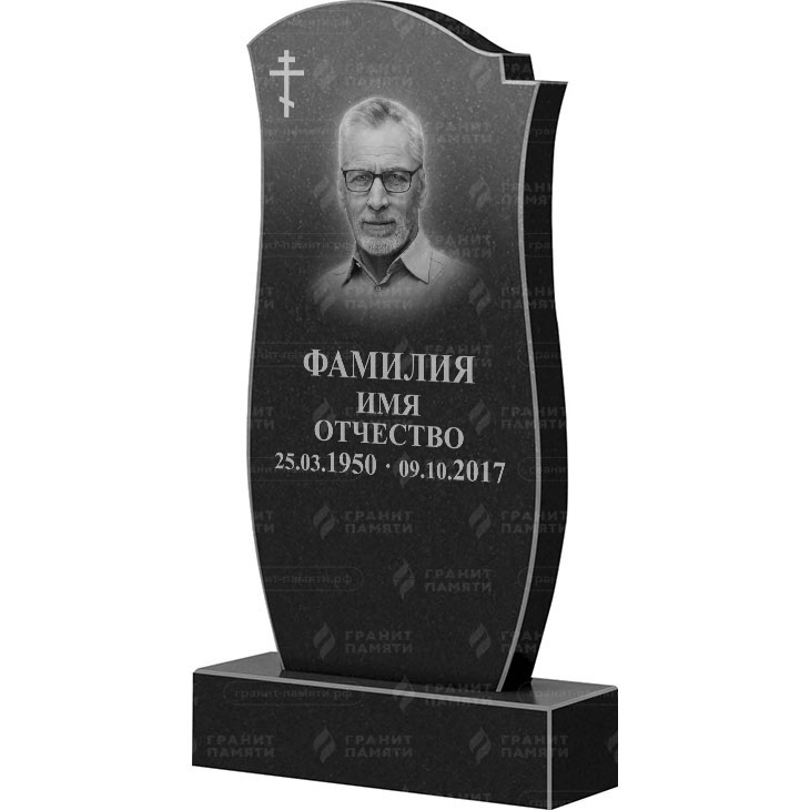 Гранитный памятник ФГ-027  130x60x8 - 1