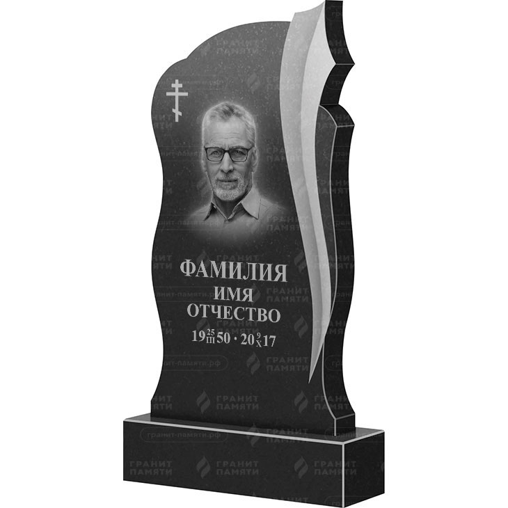 Гранитный памятник ФГ-158  130x60x8 - 1