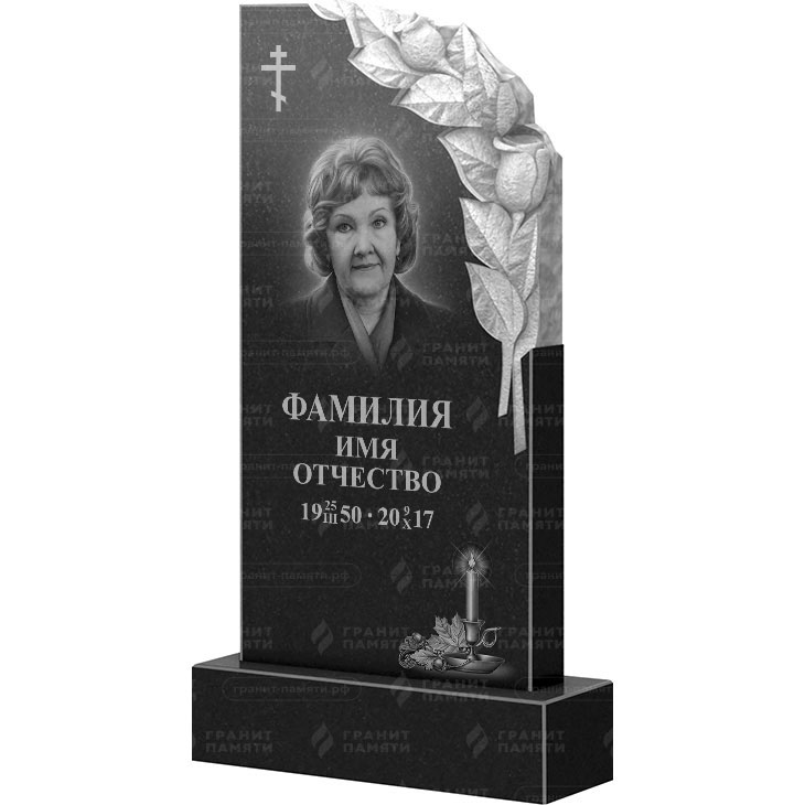 Гранитный памятник ФГ-094  130x60x8 - 1