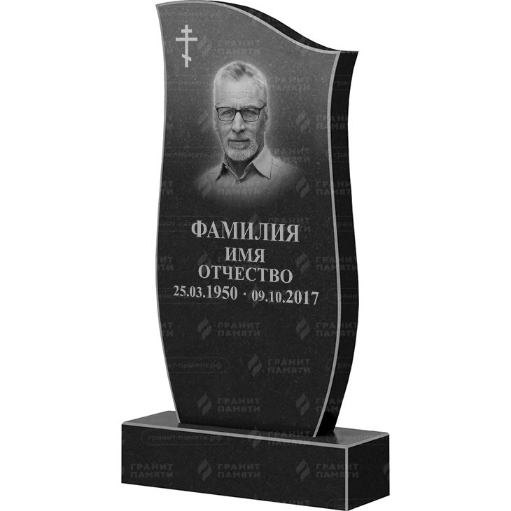 Гранитный памятник ФГ-033  130x60x8 - 1