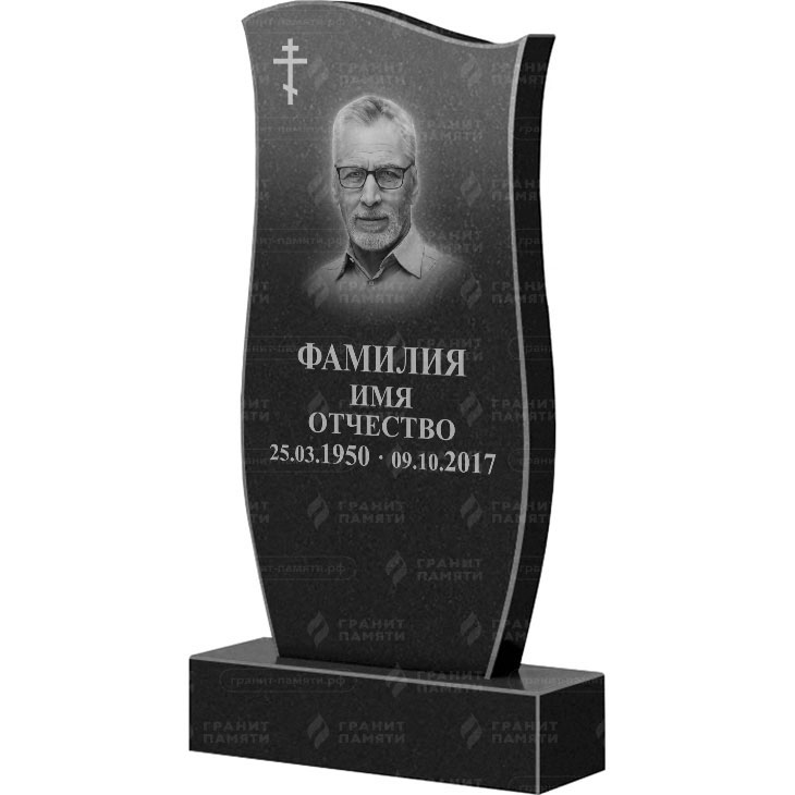 Гранитный памятник ФГ-034  140x70x10 - 1