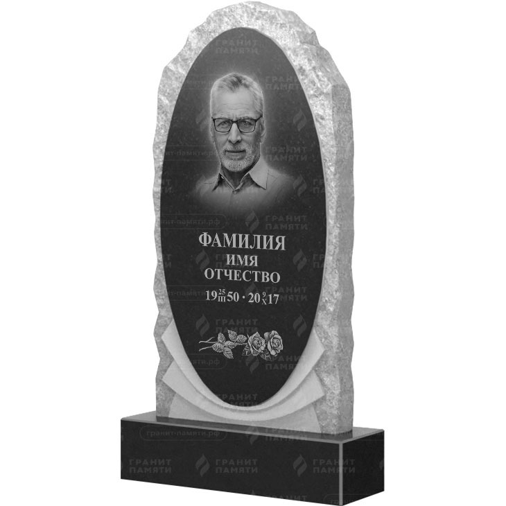 Гранитный памятник ФГ-247  120x60x8 - 1