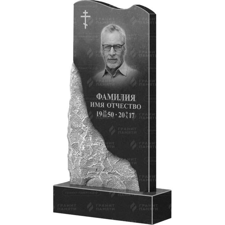 Гранитный памятник ФГ-244  130x60x8 - 1