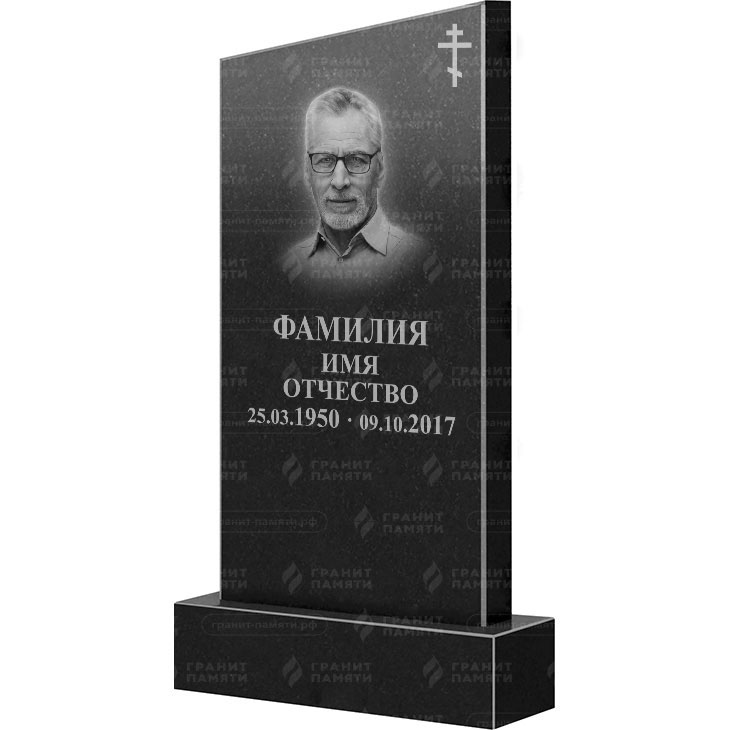Гранитный памятник ФГ-002  150x70x10 - 1