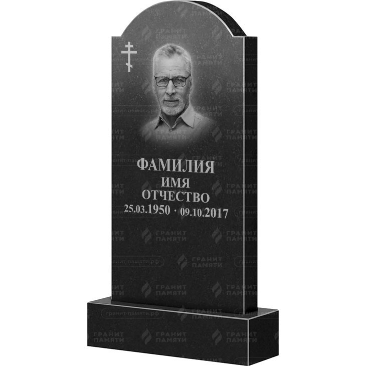 Гранитный памятник ФГ-011  140x70x10 - 1
