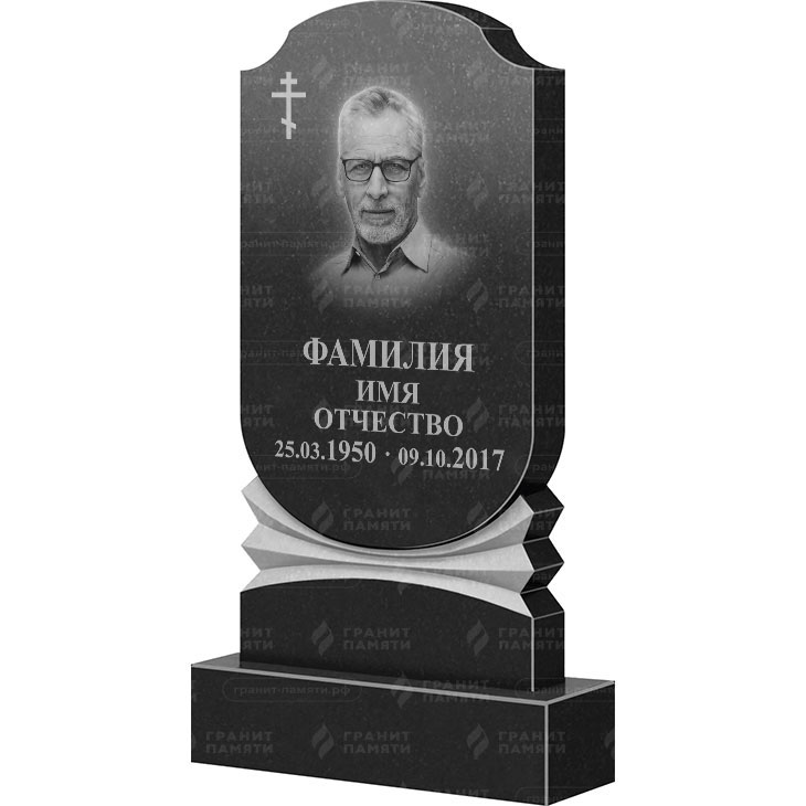 Гранитный памятник ФГ-157  140x70x10 - 1