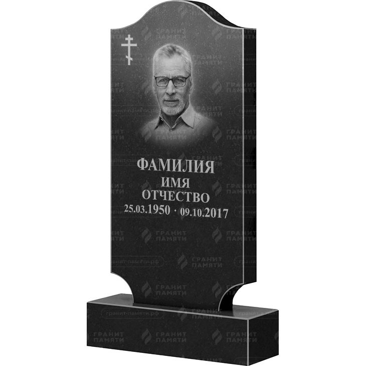 Гранитный памятник ФГ-015  160x70x10 - 1