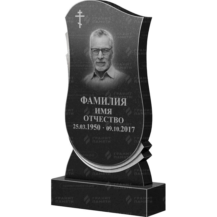 Гранитный памятник ФГ-055  140x70x10 - 1