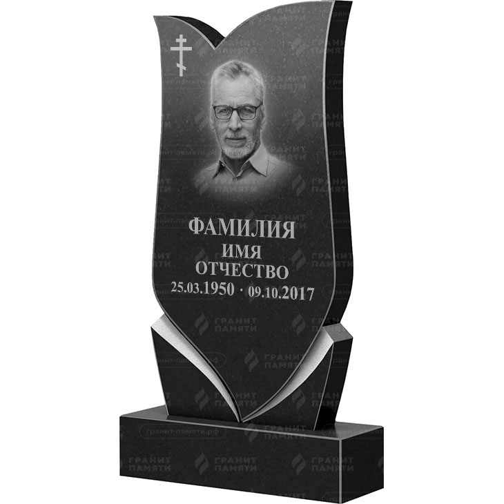 Гранитный памятник ФГ-043  160x70x10 - 1