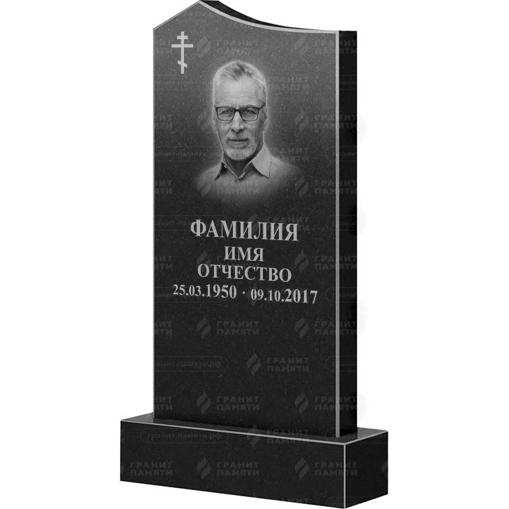 Гранитный памятник ФГ-008  130x60x8 - 1