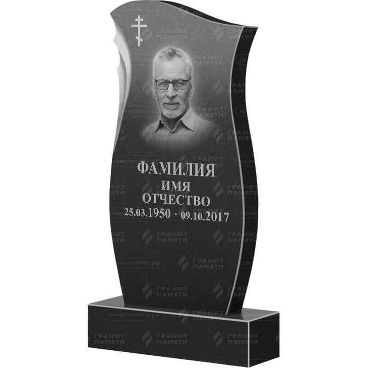 Гранитный памятник ФГ-063  140x70x10 - 1