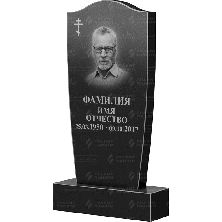 Гранитный памятник ФГ-014  130x60x8 - 1