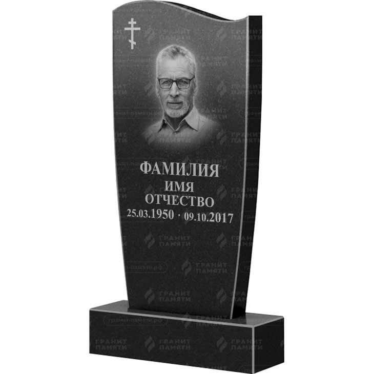 Гранитный памятник ФГ-032  160x70x10 - 1