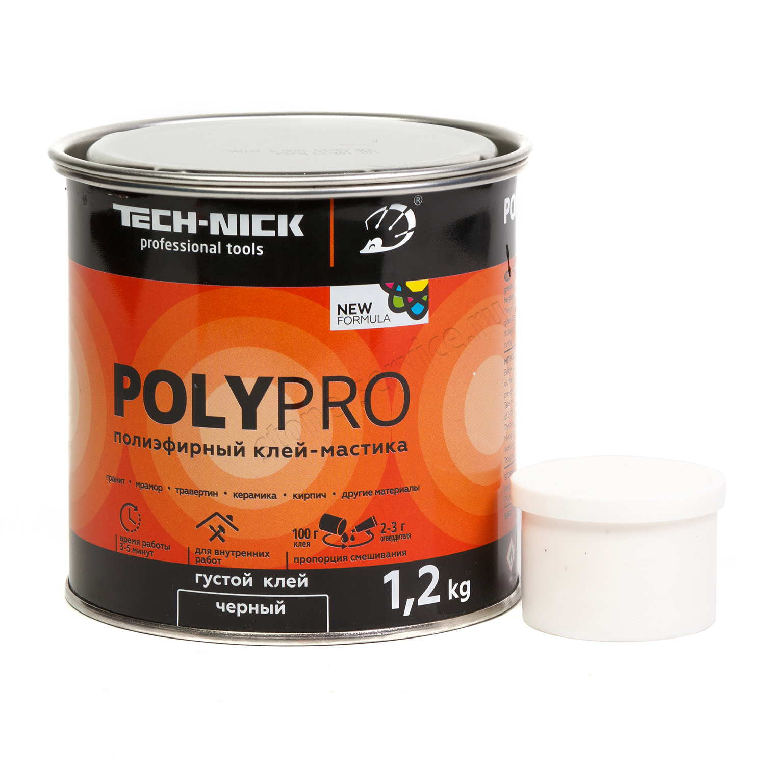 Клей полиэфирный PolyPro (черный/густой) 1,2 Tech-Nick - 1