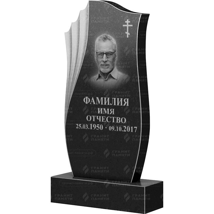 Гранитный памятник ФГ-064  160x70x10 - 1