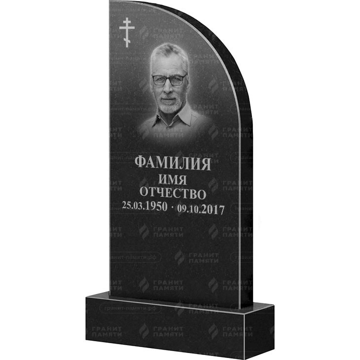 Гранитный памятник ФГ-018  110x50x7 - 1